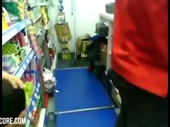 Convenience Store Blowjob And Swallow