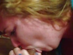 amateur redhead swallows in hotel