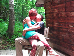 Couple Pefect Milf Outdoor Fuck At Woods House