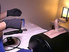 Patient gets milked on Sybian