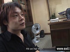 Spoiled greedy Japanese Misaki pleasing older guy