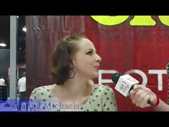 Piranha 3D Cast Celebrity Porn Star Gianna Michaels Interviewed at the AVN Awards