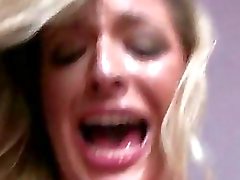 Naughty chick screams while fucked hard