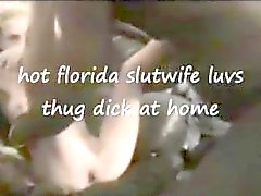 wifes cunt gets thugged out at home