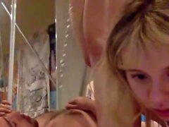 Horny blonde get fucked and her friend gets her pussy licked