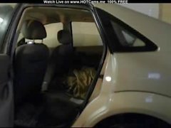 Sexy Busty Blonde Squirting In Car