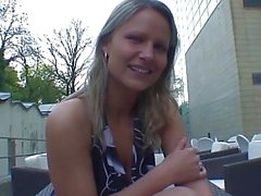 Real czech waitress fucks for money. Homemade video