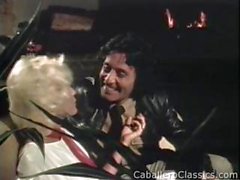 Classic porn from the 80s with Seka blowing and geting drilled