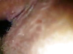 Short video of her ass hole showing as dildo in pussy