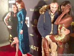 Red carpet, heels, ana lorde porn