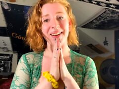 Petite amateur redheaded teen pisses and sucks cock