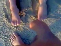 Exposed Sex on the nudist beach