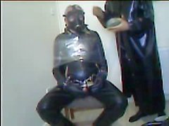 Rubber session with Rochdale Tony with me in the chair now.