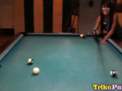 Hot Filipina player sucks fucks and jerks out a mouthful of