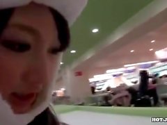 Japanese Girls entice lewd massage girl at university.avi