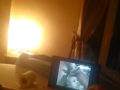 cumming watching porn
