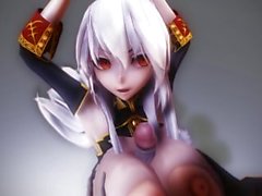 [MMD R-18] 3D Fake selvaria Paizuri