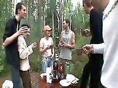 Outdoor Orgy In Russia