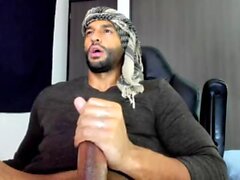 Horny baker gay masturbating big cock