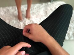 POV - Veronica Leal craves two cocks ito satisfy her hunger