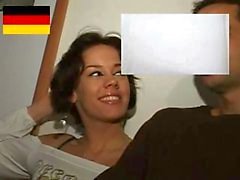 German Couple rent a hot slut