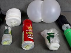 I Fucked 10 Homemade Sex Toys (Gummi Bears, Pringles can, and more) DIY Pocket Pussy / Fleshlight