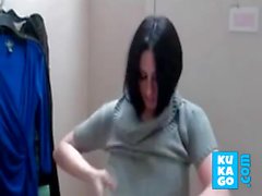 hot amateur masturbation & get sex in changing room