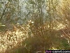 German Teen And Old Guy Hard Outdoor Sex - live-cam4