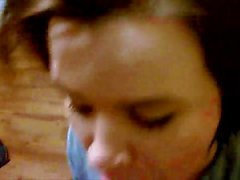 Cocksucking and swallowing POV