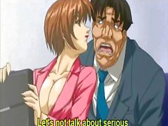 Big titted hentai bitch getting cunt drilled from behind