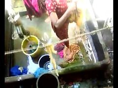 Bangla desi town women washing in Dhaka town HQ (5)