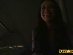 Slutty Teen Latina Cameron Canela Public Sex Outdoors On Balcony Big Cock