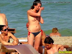 Spy pubblici giro, plage nudiste, nudist beach voyeur long