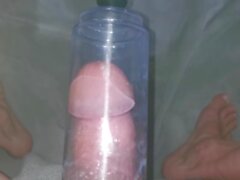 1 million views Extreme penis pump get my dick real thick and puffy . Handjob and cum. Horsengine