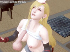 3d, party, tifa lockhart monster