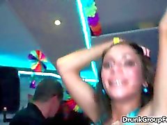 Hot horny party babes go crazy sucking clits