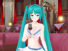 Miku, eyes rolling, japanese eyes rolling