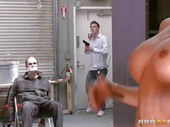 Hot cop Samantha Saint fucking the public