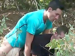 Amateur outdoor cumshot