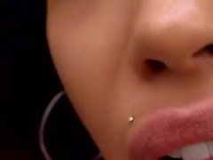 Black slut brutal face fuck