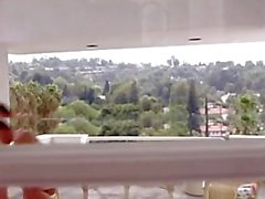 Sexy stud JOHN_WEST outdoor BALCONY fuck