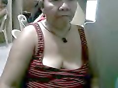 filipina granny marivic 58 showing me her boobs on cam!