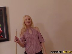 petite lily rader does gangbang with bbc