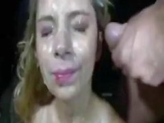 Drenched in cum