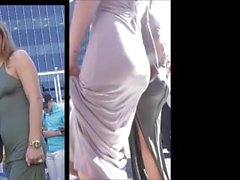 see thru dress candid