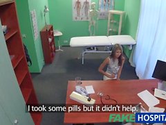 FakeHospital Shy cute Russian cured by cock in mouth and pussy treatment