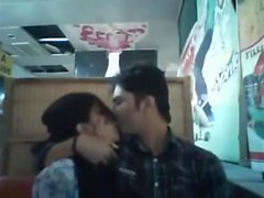 Bangladeshi boyfriend and girlfriend in restaurant (1)