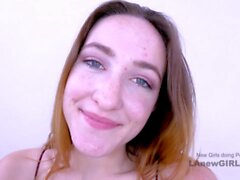 New shy 19yo Teen gets hard fucked by big cock at Audition POV