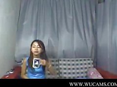 Cute Chinese Teen Dancing Nude On Webcam