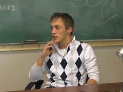 Cute twink Colby London anal fucked by teacher Brice Carson